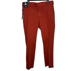 NWT Red Hart Schaffner Marx Men's Straight Pant Stretch Waist Flat Front 34x30